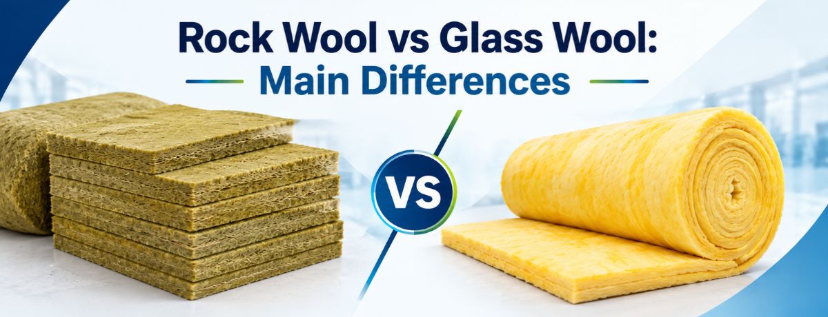 Rock Wool vs Glass Wool: Main Differences